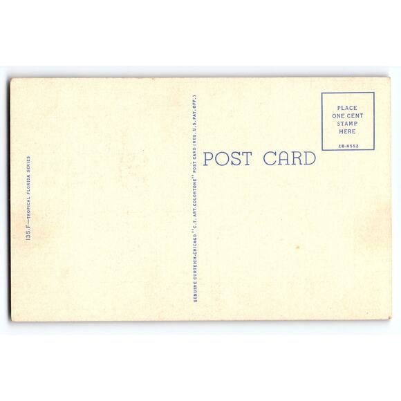 Vintage Linen Postcard Army Air Corps Training Florida WWII Era - Picture 2 of 2